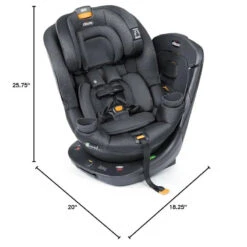 Chicco - Fit360 Cleartex Rotating Convertible Car Seat, Slate 14 Chicco - Fit360 Cleartex Rotating Convertible Car Seat, Slate -Macro Baby Store chicco fit360 cleartex rotating convertible car seat slate image 3
