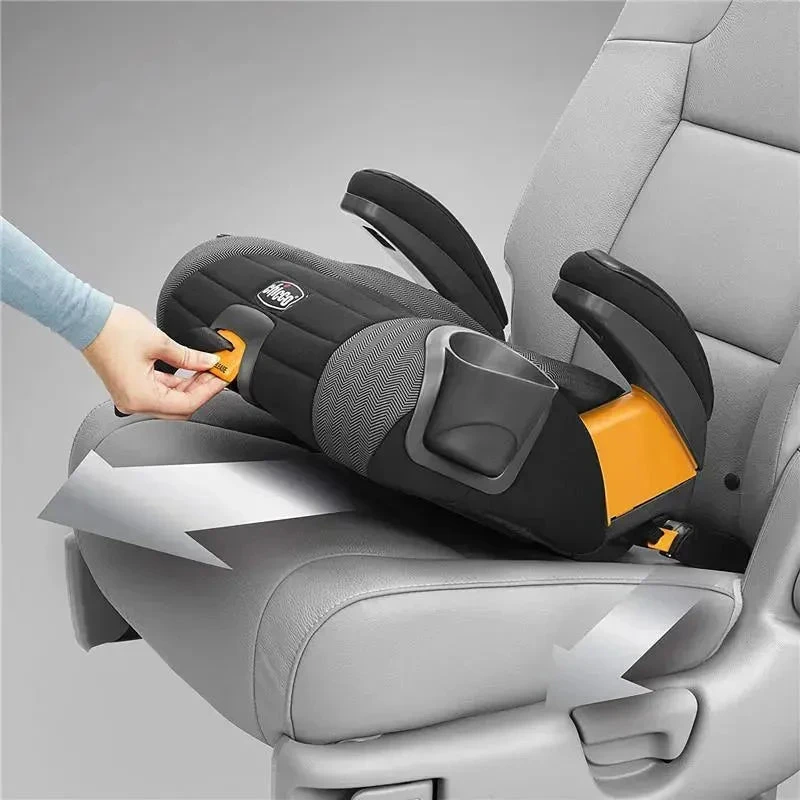 Chicco - GoFit Plus Backless Booster Car Seat, Iron 5 Chicco - GoFit Plus Backless Booster Car Seat, Iron - Image 3
