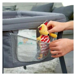 Chicco - LullaGo® Anywhere Portable Bassinet, Sandstone 16 Chicco - LullaGo® Anywhere Portable Bassinet, Sandstone -Macro Baby Store chicco grey baby mesh portable bassinet image 13