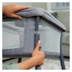 Chicco - LullaGo® Anywhere Portable Bassinet, Sandstone 12 Chicco - LullaGo® Anywhere Portable Bassinet, Sandstone -Macro Baby Store chicco grey baby mesh portable bassinet image 5