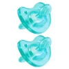 Chicco NaturalFit Soft Silicone Orthodontic Pacifiers 2-Pack, Blue -Macro Baby Store chicco naturalfit soft silicone orthodontic pacifiers 2 pack blue image 1
