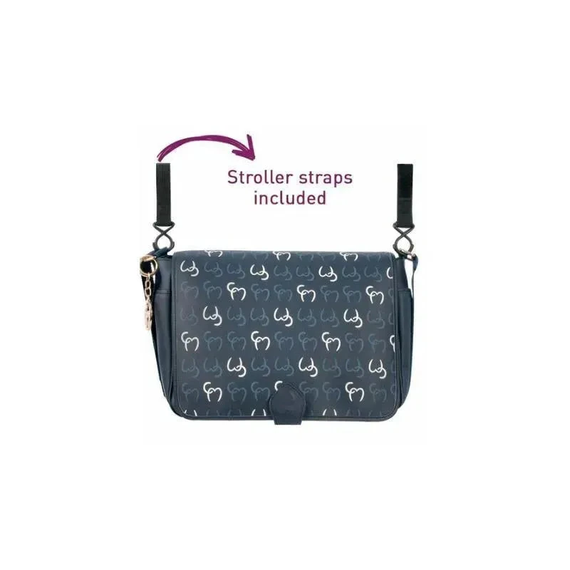 Clevamama - Ellie Baby Diaper Bag, Navy 4 Clevamama - Ellie Baby Diaper Bag, Navy - Image 2