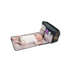 Clevamama - Ellie Baby Diaper Bag, Navy 9 Clevamama - Ellie Baby Diaper Bag, Navy -Macro Baby Store clevamama ellie baby diaper bag navy image 7