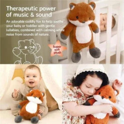 Cloud-B Cloud B - Soothing Sound Machine, Cuddly Stuffed Animal, 4 Soothing Sounds, Frankie The Fox -Macro Baby Store cloud b soothing sound machine cuddly stuffed animal 4 soothing sounds frankie the fox image 6