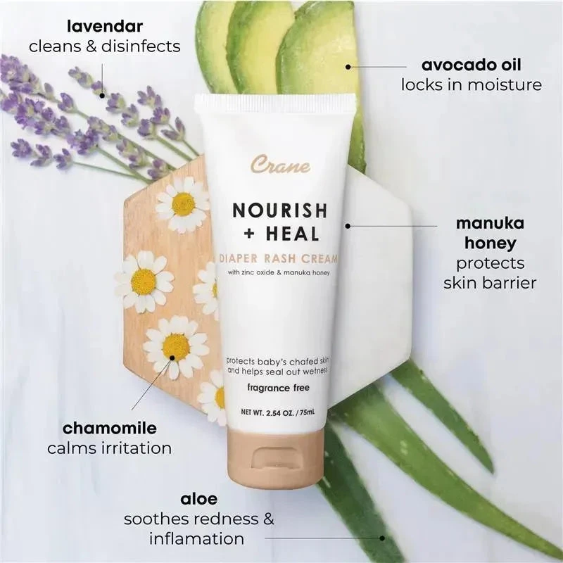 Crane Baby Diaper Rash Cream With Manuka Honey And Avocado Oil 4 Crane Baby Diaper Rash Cream With Manuka Honey And Avocado Oil - Image 2