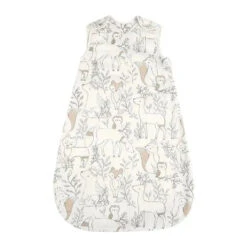 Crane Baby Ezra Woodland Animals Cotton Wearable Blanket 0-9Mo