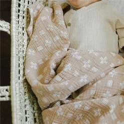 Macro Baby Store 51 Macro Baby Store -Macro Baby Store crane baby soft muslin swaddle blanket copper dash image 3