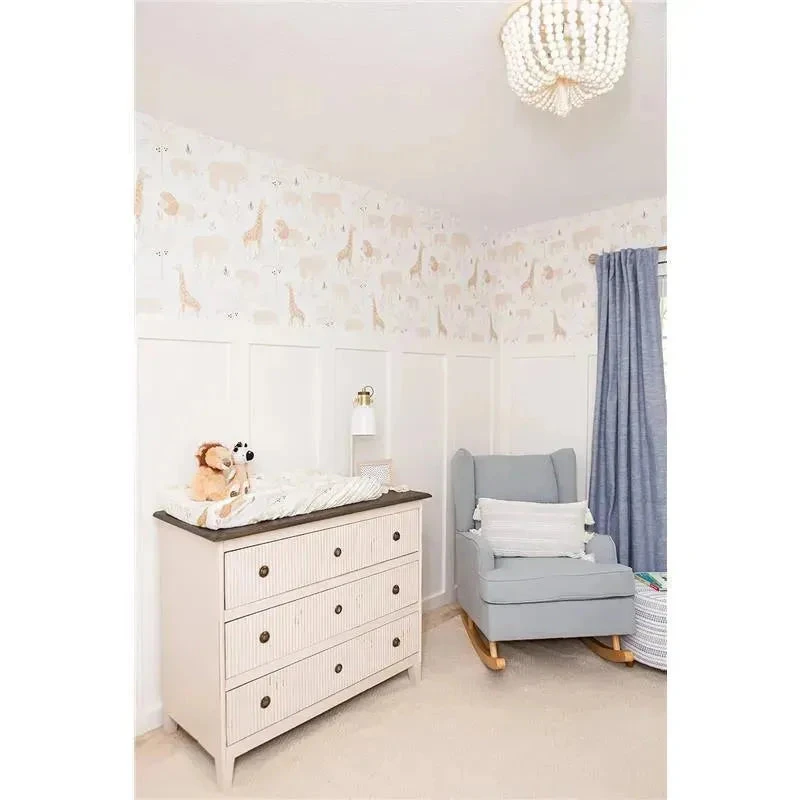 Crane - Baby Stretchy Changing Pad Cover, Breathable Changing Pad Cover, Safari Animal 6 Crane - Baby Stretchy Changing Pad Cover, Breathable Changing Pad Cover, Safari Animal - Image 4