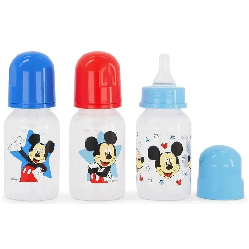 Cudlie - 3Pk Disney Mickey Mouse Bottles 5Oz, Starboy 3 Cudlie - 3Pk Disney Mickey Mouse Bottles 5Oz, Starboy