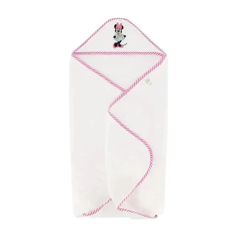 Cudlie - Disney Baby Girl 2Pk Rolled/Carded Hooded Towels, Minnie Mouse 6 Cudlie - Disney Baby Girl 2Pk Rolled/Carded Hooded Towels, Minnie Mouse - Image 4
