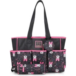 Cudlie - Minnie Multi Pc Set Toss Print Diaper Bag
