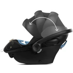 Cybex - Aton G Infant Car Seat With Linear Side-Impact Protection Sensorsafe, Moon Black 12 Cybex - Aton G Infant Car Seat With Linear Side-Impact Protection Sensorsafe, Moon Black -Macro Baby Store cybex aton g infant car seat with linear side impact protection sensorsafe moon black image 4