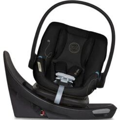 Cybex - Aton G Swivel Infant Car Seat With 180-Degree Rotate, Moon Black