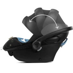 Cybex - Aton G Swivel Infant Car Seat With 180-Degree Rotate, Moon Black 14 Cybex - Aton G Swivel Infant Car Seat With 180-Degree Rotate, Moon Black -Macro Baby Store cybex aton g swivel infant car seat with 180 degree rotate moon black image 4