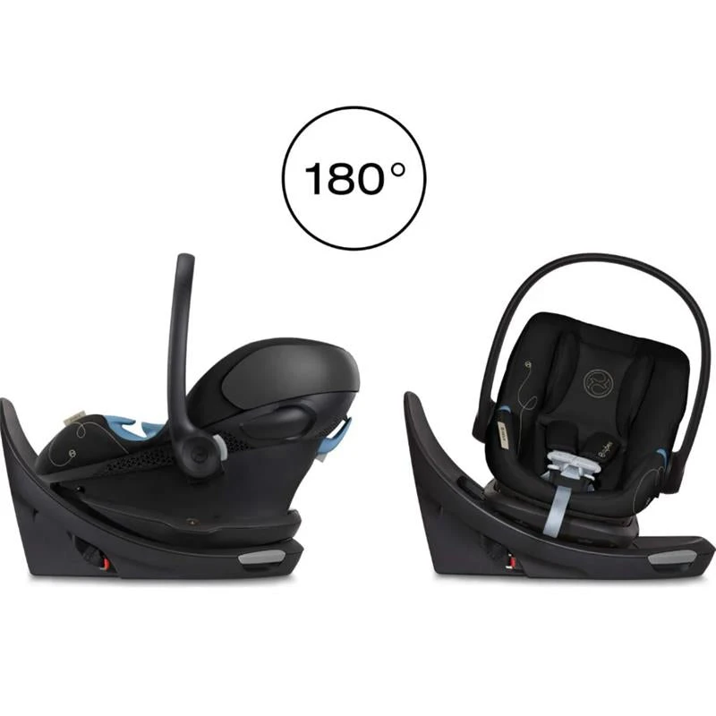 Cybex - Aton G Swivel Infant Car Seat With 180-Degree Rotate, Moon Black 8 Cybex - Aton G Swivel Infant Car Seat With 180-Degree Rotate, Moon Black - Image 6