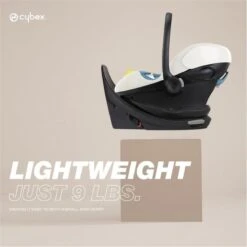 Cybex - Aton G Swivel Infant Car Seat With 180-Degree Rotate, Moon Black 17 Cybex - Aton G Swivel Infant Car Seat With 180-Degree Rotate, Moon Black -Macro Baby Store cybex aton g swivel infant car seat with 180 degree rotate moon black image 7