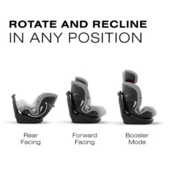 Cybex - Callisto G 360° Rotating All-in-One Convertible Car Seat, Stone Grey 11 Cybex - Callisto G 360° Rotating All-in-One Convertible Car Seat, Stone Grey -Macro Baby Store cybex callisto g360 sensorsafe convertible car seat stone grey image 3 ad8ede15 2f07 4e59 9b1e 5919c32c9673