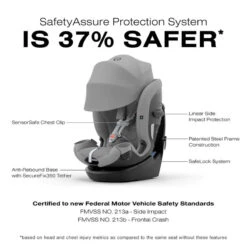Cybex - Callisto G 360° Rotating All-in-One Convertible Car Seat, Stone Grey 14 Cybex - Callisto G 360° Rotating All-in-One Convertible Car Seat, Stone Grey -Macro Baby Store cybex callisto g360 sensorsafe convertible car seat stone grey image 6 0979955d 4006 4009 9115 6115e0717270