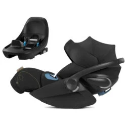 Cybex - Cloud G Lux SensorSafe Comfort Extend Infant Car Seat, Moon Black