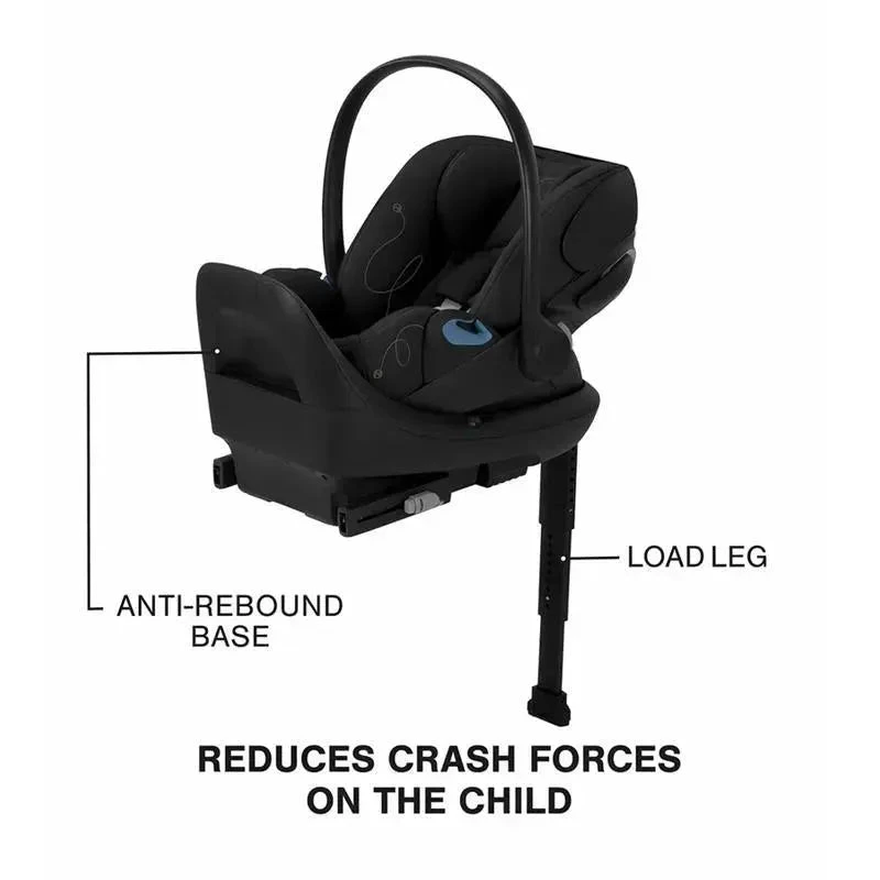 Cybex - Cloud G Lux SensorSafe Comfort Extend Infant Car Seat, Moon Black 6 Cybex - Cloud G Lux SensorSafe Comfort Extend Infant Car Seat, Moon Black - Image 4
