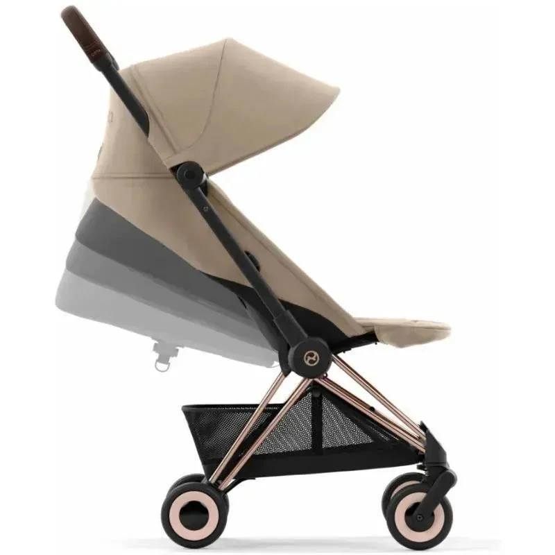 Cybex - Coya Compact Stroller, Rose Gold/Cozy Beige 6 Cybex - Coya Compact Stroller, Rose Gold/Cozy Beige - Image 4