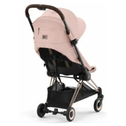 Cybex - Coya Compact Stroller, Rose Gold/Peach Pink -Macro Baby Store cybex coya stroller rosegold peach pink image 5 8f5638d9 4019 41f6 b01a 8248bb0eeab5