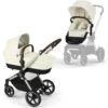 Cybex - Eos Lux 2-In-1 Stroller, Seashell Beige 2 Cybex - Eos Lux 2-In-1 Stroller, Seashell Beige -Macro Baby Store cybex eos lux 2 in 1 stroller seashell beige image 1