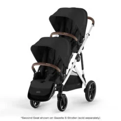 Cybex - Gazelle S 2 Second Seat, Moon Black With Silver Frame 9 Cybex - Gazelle S 2 Second Seat, Moon Black With Silver Frame -Macro Baby Store cybex gazelle s 2 second seat moon black with silver frame image 7