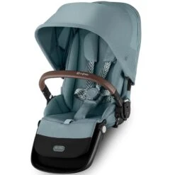 Cybex - Gazelle S Second Seat, Sky Blue With Taupe Frame