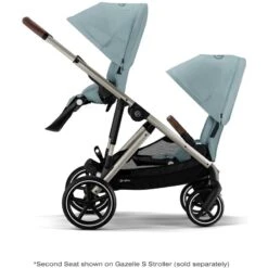 Cybex - Gazelle S Second Seat, Sky Blue With Taupe Frame -Macro Baby Store cybex gazelle s 2 second seat sky blue with taupe frame image 3 758803e1 d3bd 4bc5 b6a2 c0779507a4b7