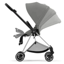 Cybex - Mios 3, Chrome/Black Frame + Mirage Grey Seat Pack -Macro Baby Store cybex mios 3 chrome black frame mirage grey seat pack image 3