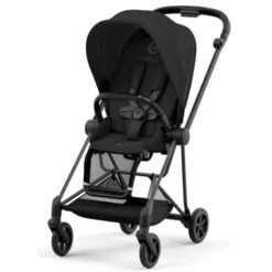 Cybex - Mios 3, Matte Black/Black Frame + Sepia Black Seat Pack