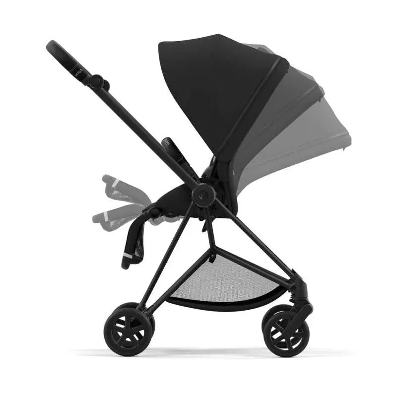 Cybex - Mios 3, Matte Black/Black Frame + Sepia Black Seat Pack 5 Cybex - Mios 3, Matte Black/Black Frame + Sepia Black Seat Pack - Image 3