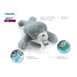 PHILIPS AVENT Avent Soothie Snuggle, 0M+, Seal, 1 Pack -Macro Baby Store dab0fd36f9332325eb0306ba0a326042