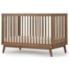 Dadada - Baby Soho 3-in-1 Convertible Wooden Crib To Toddler Bed, Walnut -Macro Baby Store dadada baby soho 3 in 1 convertible wooden crib to toddler bed walnut image 1