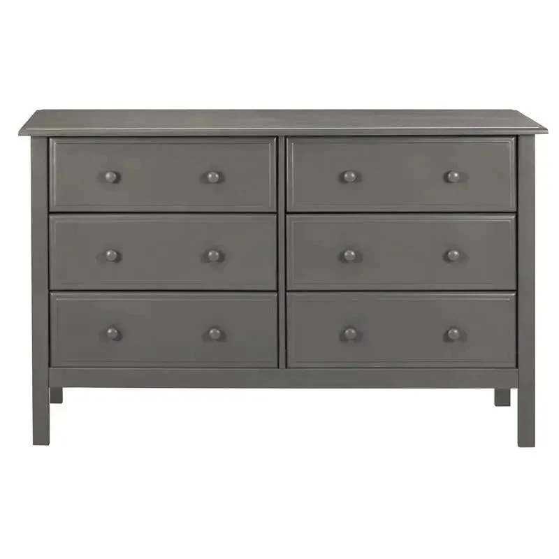 DaVinci Jayden 6-Drawer Double Wide Dresser, Slate 3 DaVinci Jayden 6-Drawer Double Wide Dresser, Slate