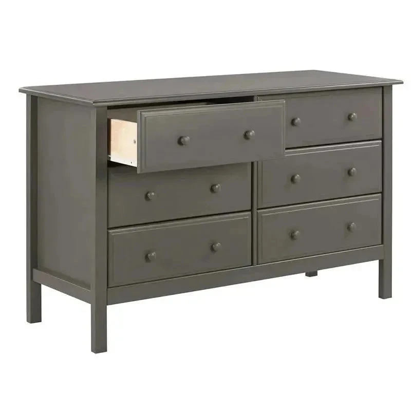DaVinci Jayden 6-Drawer Double Wide Dresser, Slate 5 DaVinci Jayden 6-Drawer Double Wide Dresser, Slate - Image 3