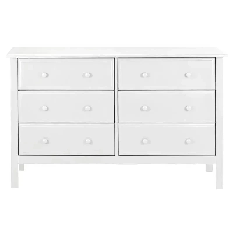 DaVinci Jayden 6-Drawer Double Wide Dresser, White 3 DaVinci Jayden 6-Drawer Double Wide Dresser, White