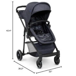 Delta Children - Baby Gap 2-In-1 Carriage Stroller, Camo Black 21 Delta Children - Baby Gap 2-In-1 Carriage Stroller, Camo Black -Macro Baby Store delta children baby gap 2 in 1 carriage stroller camo black image 4