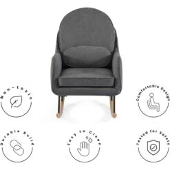 Delta - Ella Rocker With Livesmart Evolve Fabric 17 Delta - Ella Rocker With Livesmart Evolve Fabric -Macro Baby Store delta ella rocker with livesmart evolve fabric image 3