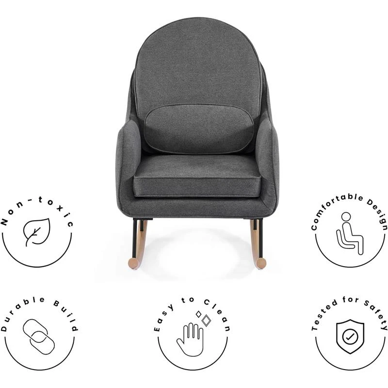 Delta - Ella Rocker With Livesmart Evolve Fabric 5 Delta - Ella Rocker With Livesmart Evolve Fabric - Image 3