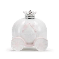 Demdaco Baby Bank, Pink Carriage