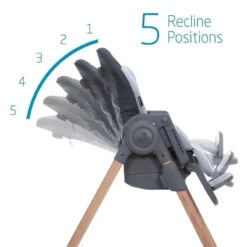 Maxi-Cosi - Minla 6-in-1 High Chair, Essential Graphite -Macro Baby Store dorel maxi cosi minla 6 in 1 high chair essential graphite image 25