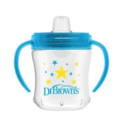 Dr. Brown's Dr. Brown’s - Soft Spout Transition Cup, Blue -Macro Baby Store dr brown s soft spout transition cup blue image 13