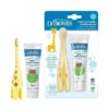 Dr. Brown's Dr. Brown - Training Toothbrush Set With Strawberry Fluoride-Free Toothpaste