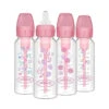 Dr. Brown's - 8 Oz/ 250 Ml Options+ Narrow Anti-Colic Baby Bottle, Pink Floral, 4-Pack 2 Dr. Brown's - 8 Oz/ 250 Ml Options+ Narrow Anti-Colic Baby Bottle, Pink Floral, 4-Pack -Macro Baby Store dr browns 8 oz 250 ml options narrow anti colic baby bottle pink floral 4 pack image 1