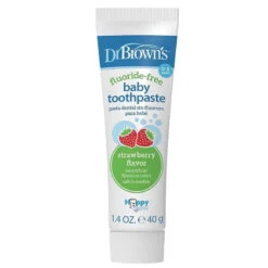 Dr. Brown's - Baby Toothpaste Fluoride-Free, Strawberry, 1.4Oz