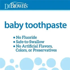 Dr. Brown's - Baby Toothpaste Fluoride-Free, Strawberry, 1.4Oz 10 Dr. Brown's - Baby Toothpaste Fluoride-Free, Strawberry, 1.4Oz -Macro Baby Store dr browns baby toothpaste fluoride free strawberry 1 4oz image 5