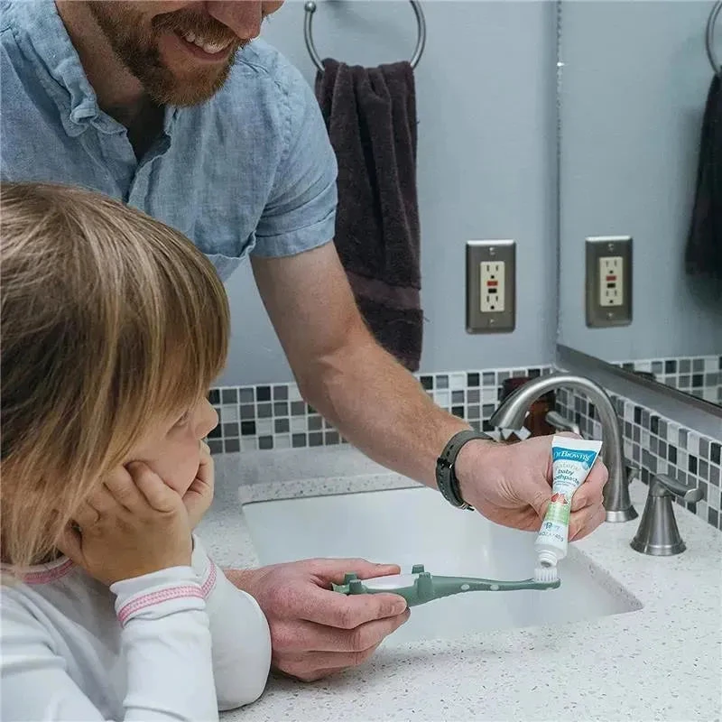 Dr. Brown's - Baby Toothpaste Fluoride-Free, Strawberry, 1.4Oz 7 Dr. Brown's - Baby Toothpaste Fluoride-Free, Strawberry, 1.4Oz - Image 5