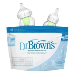 Dr. Brown's Dr. Browns - 5Pk Microwave Steam Sterilizer Bags For Baby Bottles 18 Dr. Brown's Dr. Browns - 5Pk Microwave Steam Sterilizer Bags For Baby Bottles -Macro Baby Store dr browns microwave steam sterilizer bags image 4